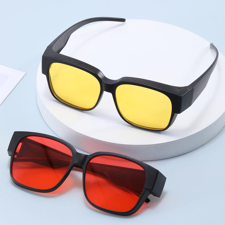 Dame moteriktig kvadratisk solbrille med ergonomisk design Skanto