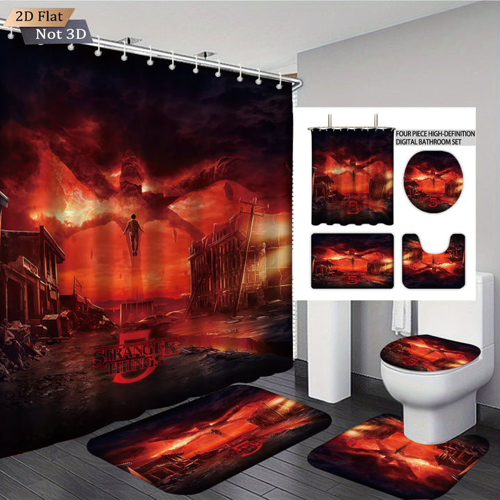 Stranger Things Eventyrtema Digital Badeanlegg Sett Skanto