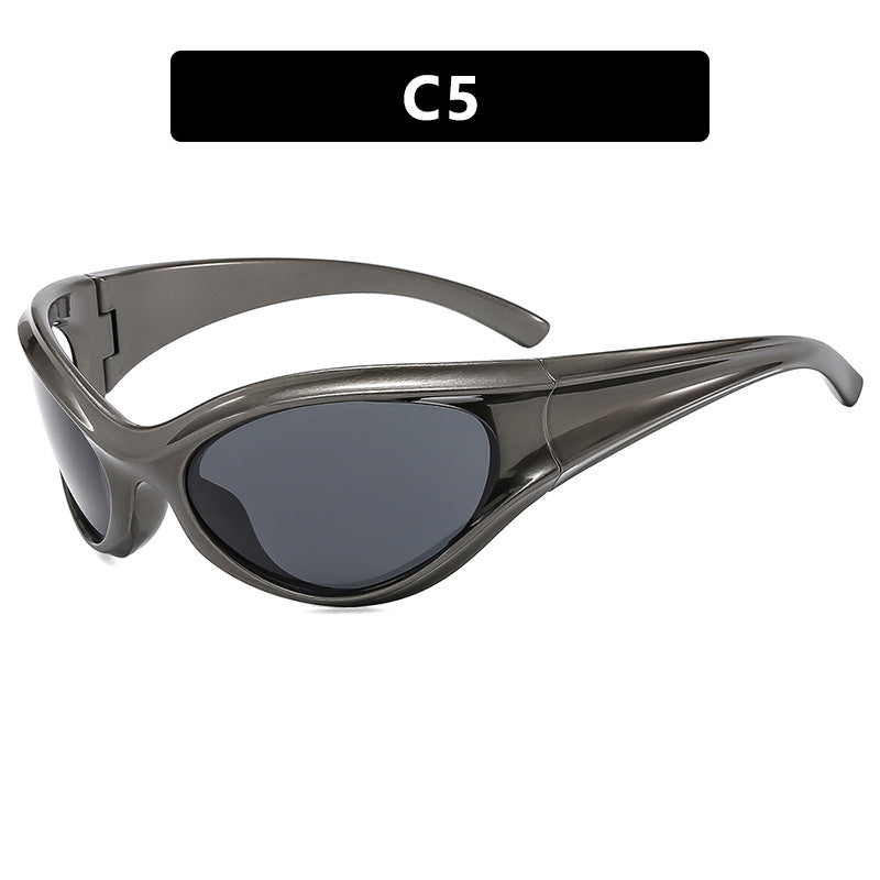 Women's sporty sunglasses with aerodynamic design Skanto