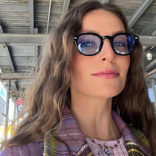 Dame Designer-solbrille i stilfull retro-look Skanto