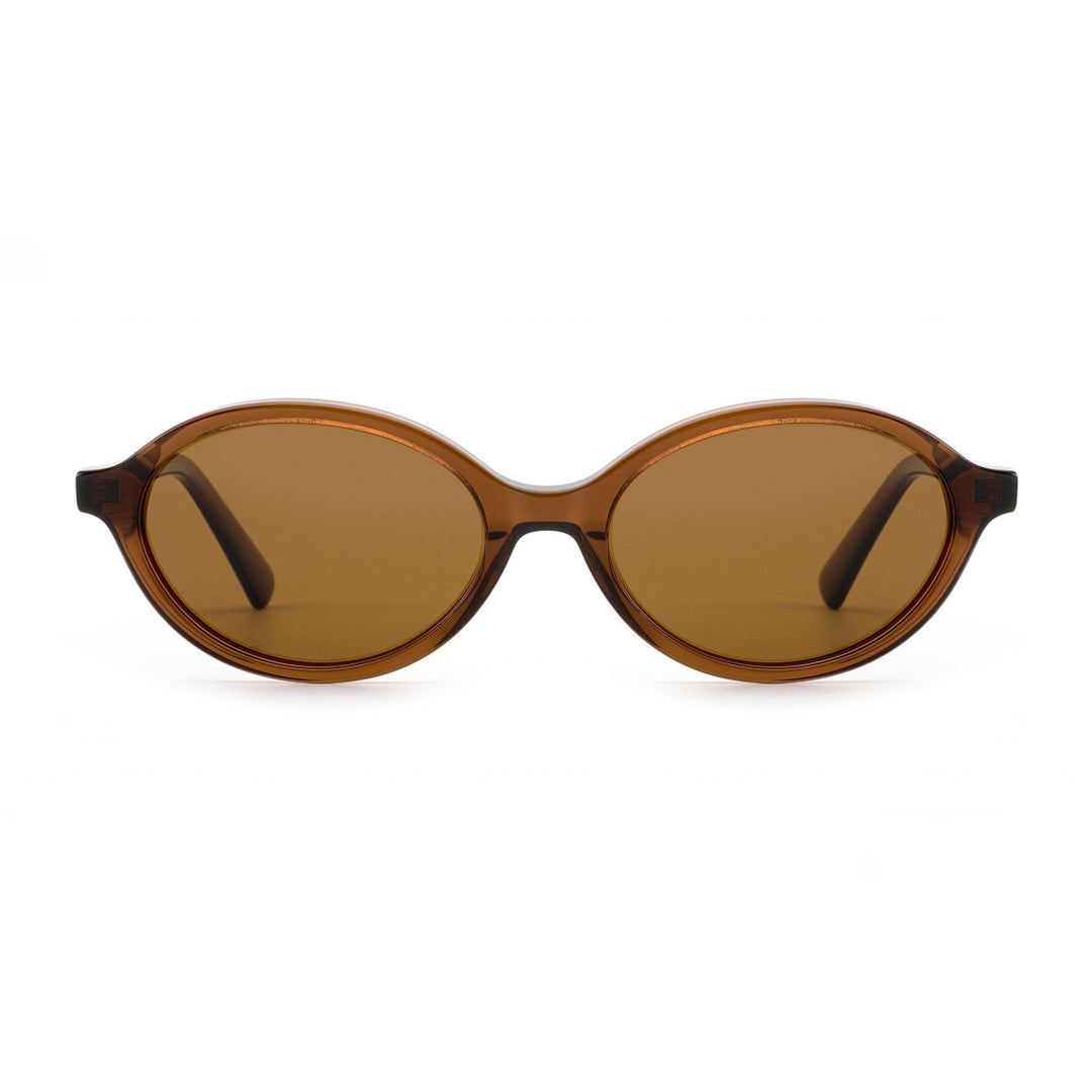 Dame solbrille i elegant, strukturert design med polarisert glass Skanto