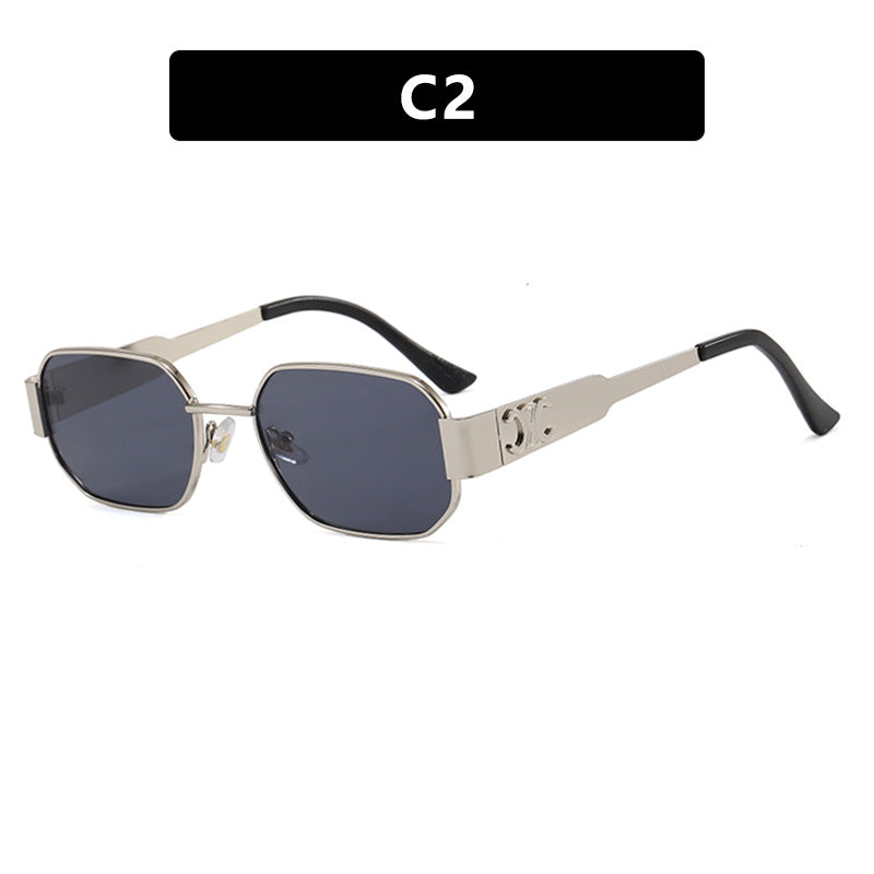Women's geometric sunglasses in modern design with polarized lenses Skanto