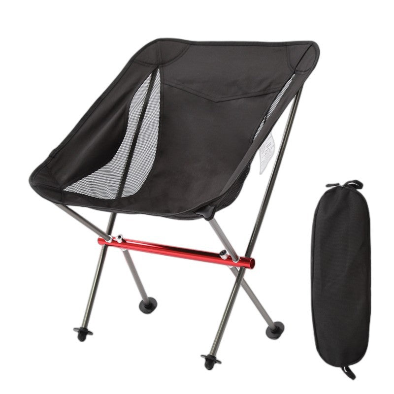 Lightweight camping chair with stable aluminum structure from Skanto