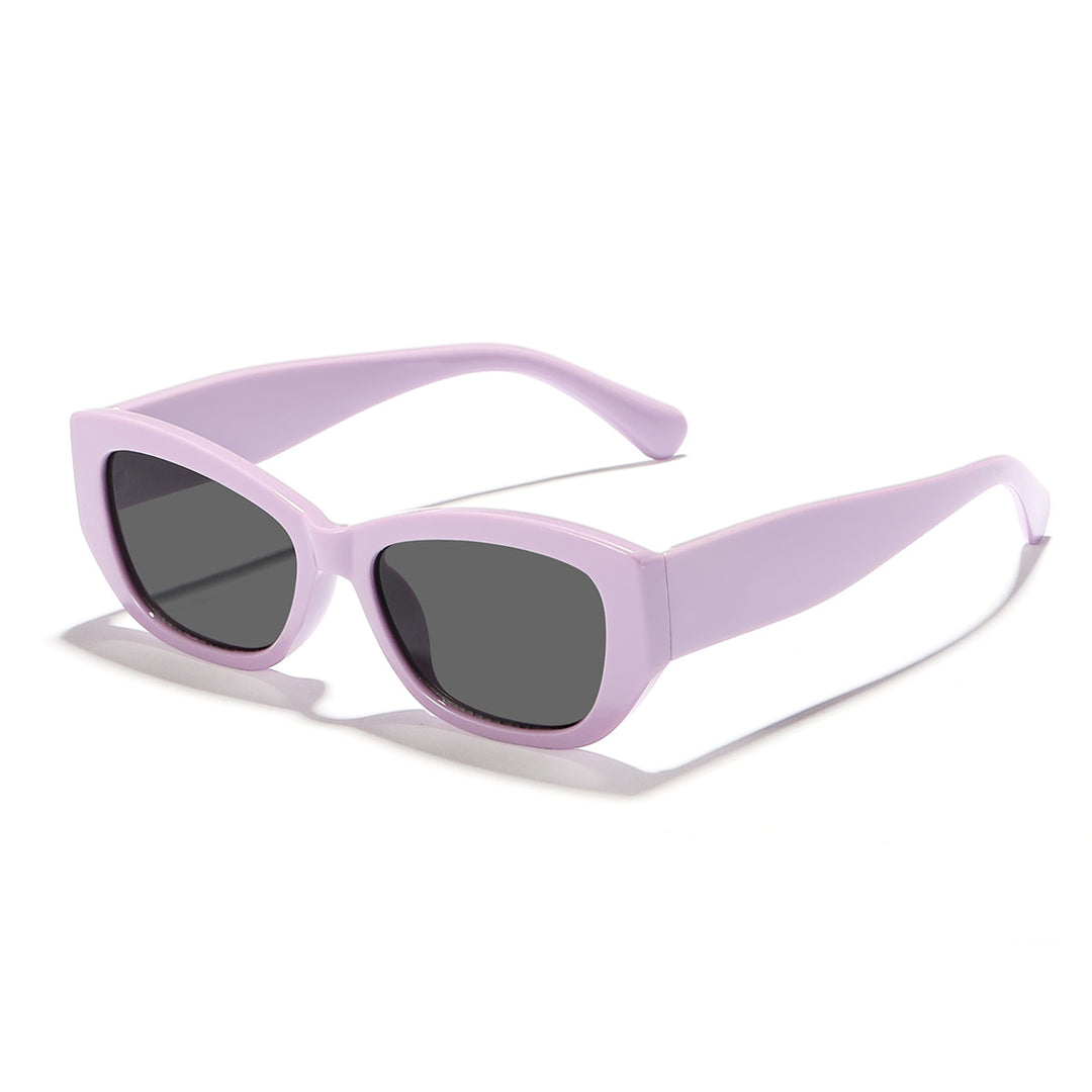 Dame Cat-Eye solbriller med robust ramme og UV-beskyttelse Skanto