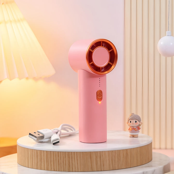 Damen Bærbar Håndvifte med USB-ladingsfunksjon og fleksibelt design Skanto