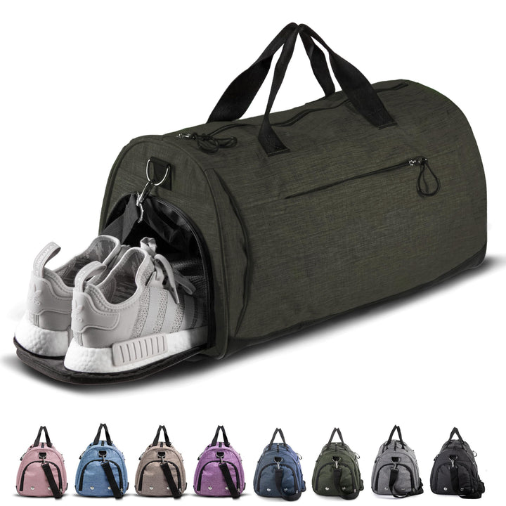 Dame sport bag med separat sko rom Skanto