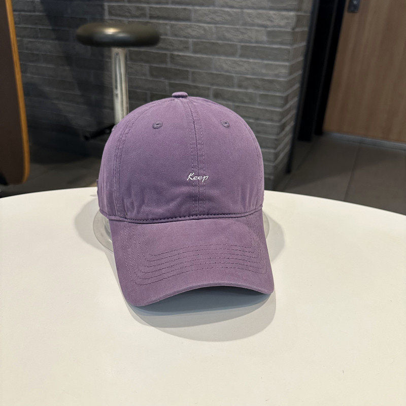 Herre Casual Justerbar Bomulls Baseballcap Skanto