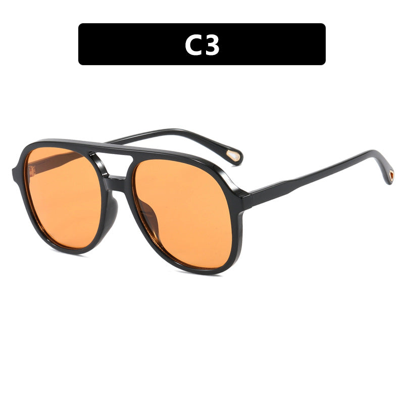 Women's geometric sunglasses with luxurious frame Skanto