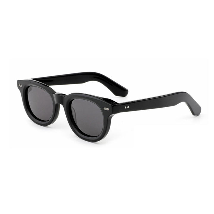 Dame retro-inspirert solbrille med bredt skilpadde-ramme og harmoniske glass Skanto
