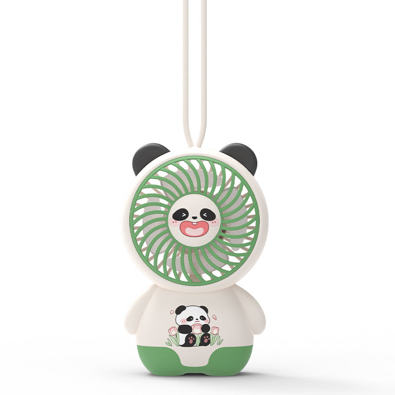 Dame Bærbar Håndvifte i søtt Panda-design Skanto