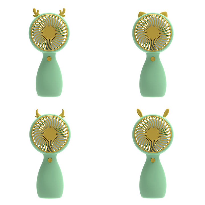 Unisex Bærbar Håndvifte med lekent Dyredesign Skanto