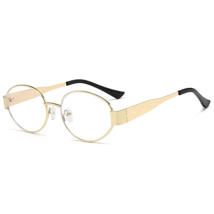 Dame Vintage solbrille i ovalt design Skanto
