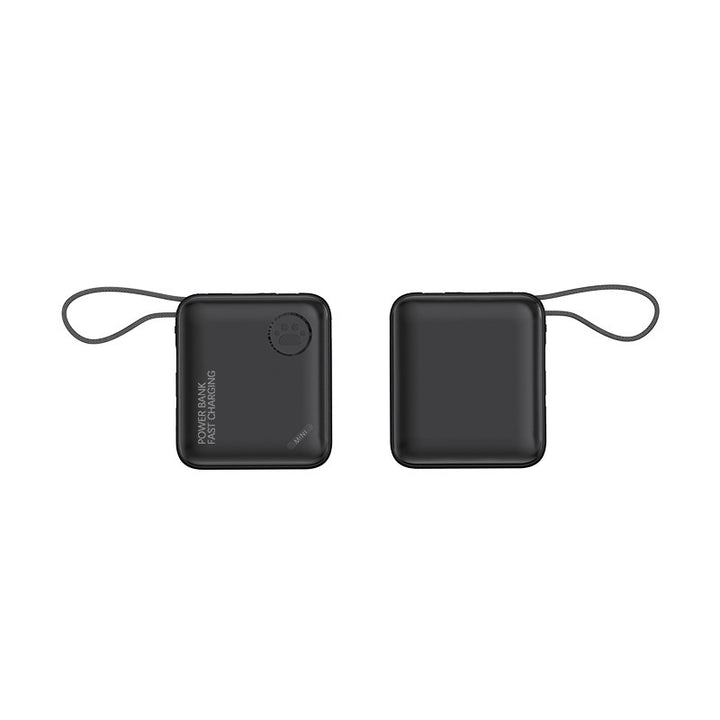 Kompakt powerbank med hurtiglading og bærehåndtak Skanto