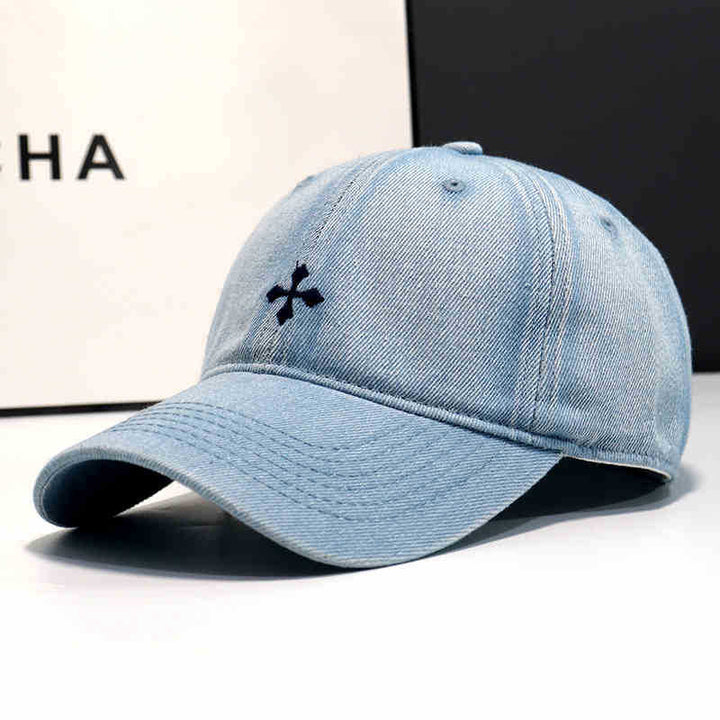 Men's justerbare denimkaps Skanto