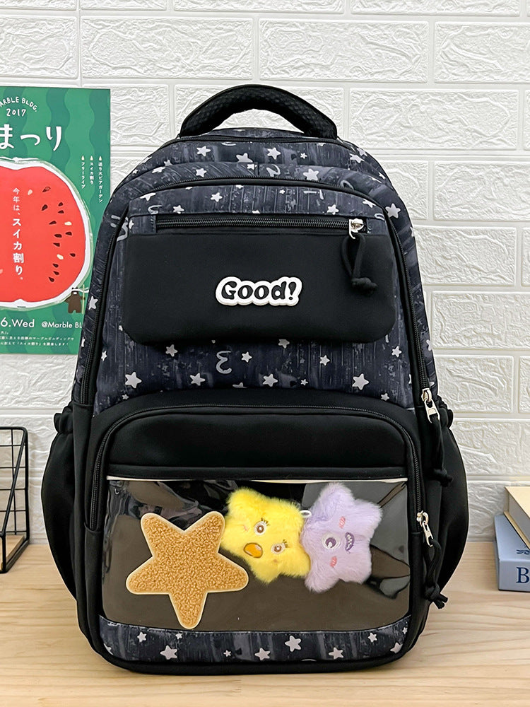 Cute Character Design Plush Skole Ryggsekk