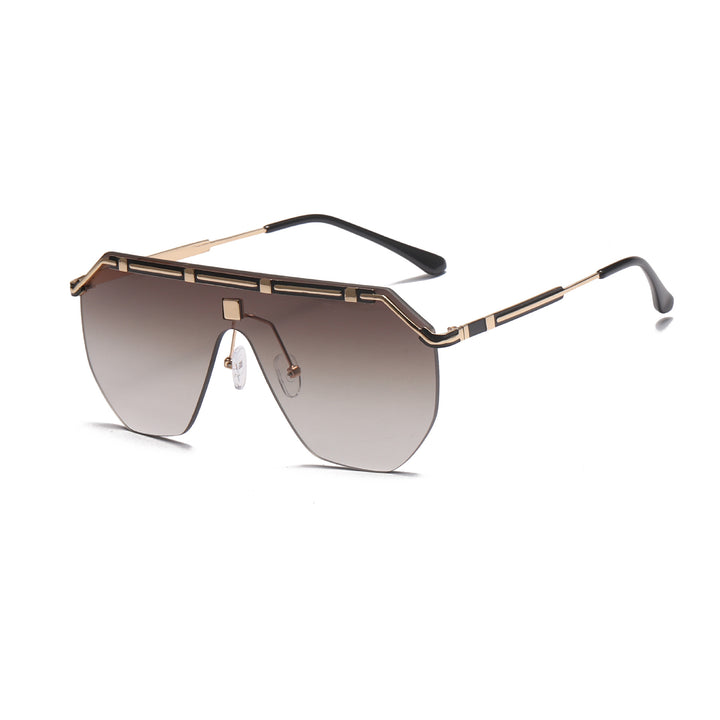 Damer geometrisk Oversized-solbrille Skanto