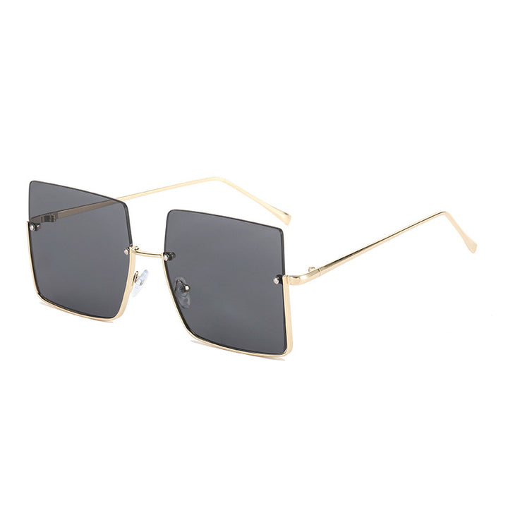 Damer Modisk solbrille i markant kvadratdesign Skanto