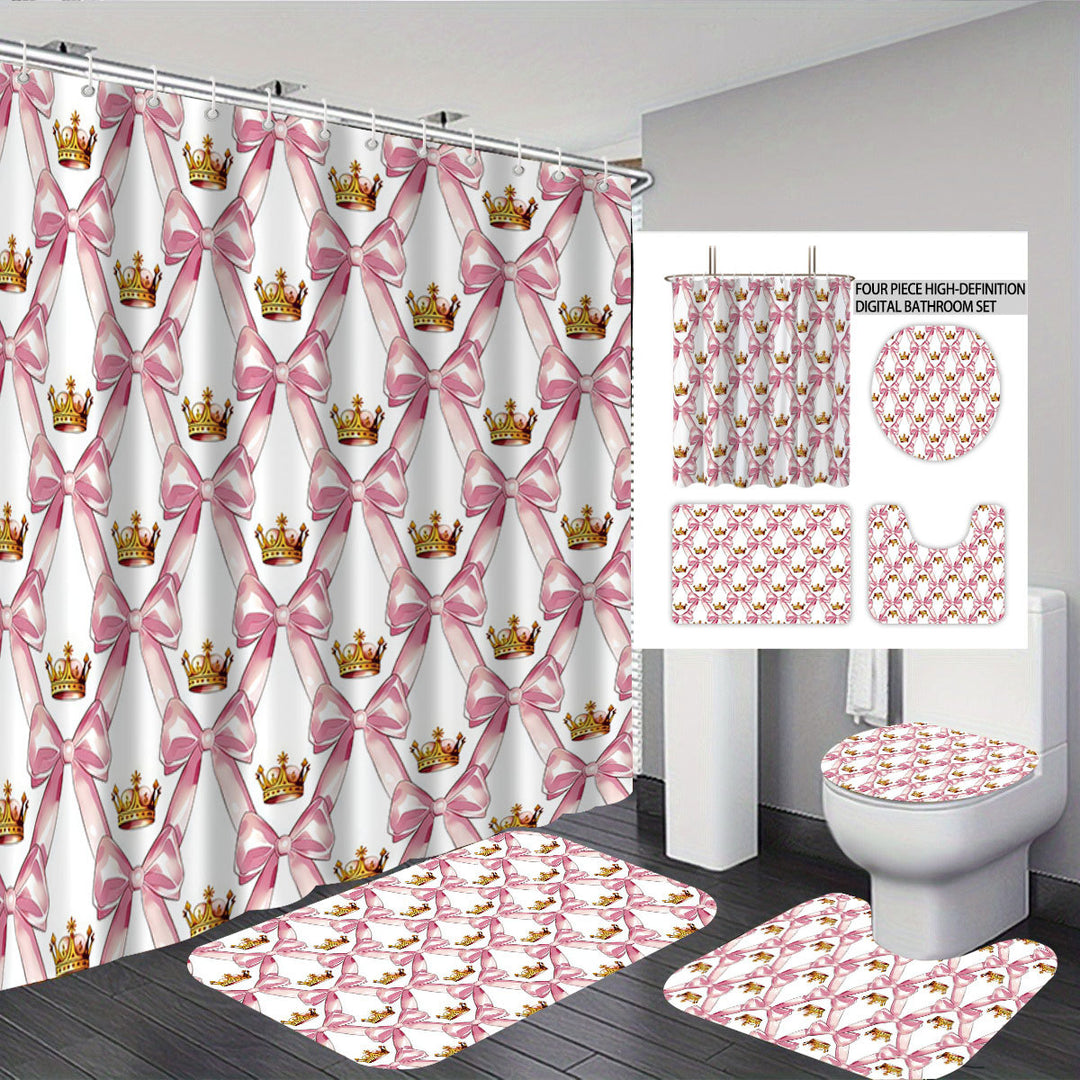 Digital Bow Pattern Badkamer Dekor Sett Skanto
