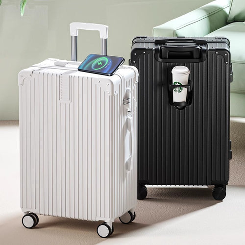 Unisex Ribbete Hard-Shell Reiseveske Skanto