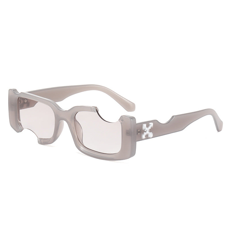 Dame eksklusiv moderne solbrille med futuristisk design Skanto