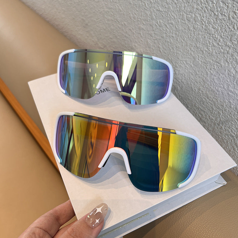 Herre Aerodynamiske Shield Solbriller Skanto