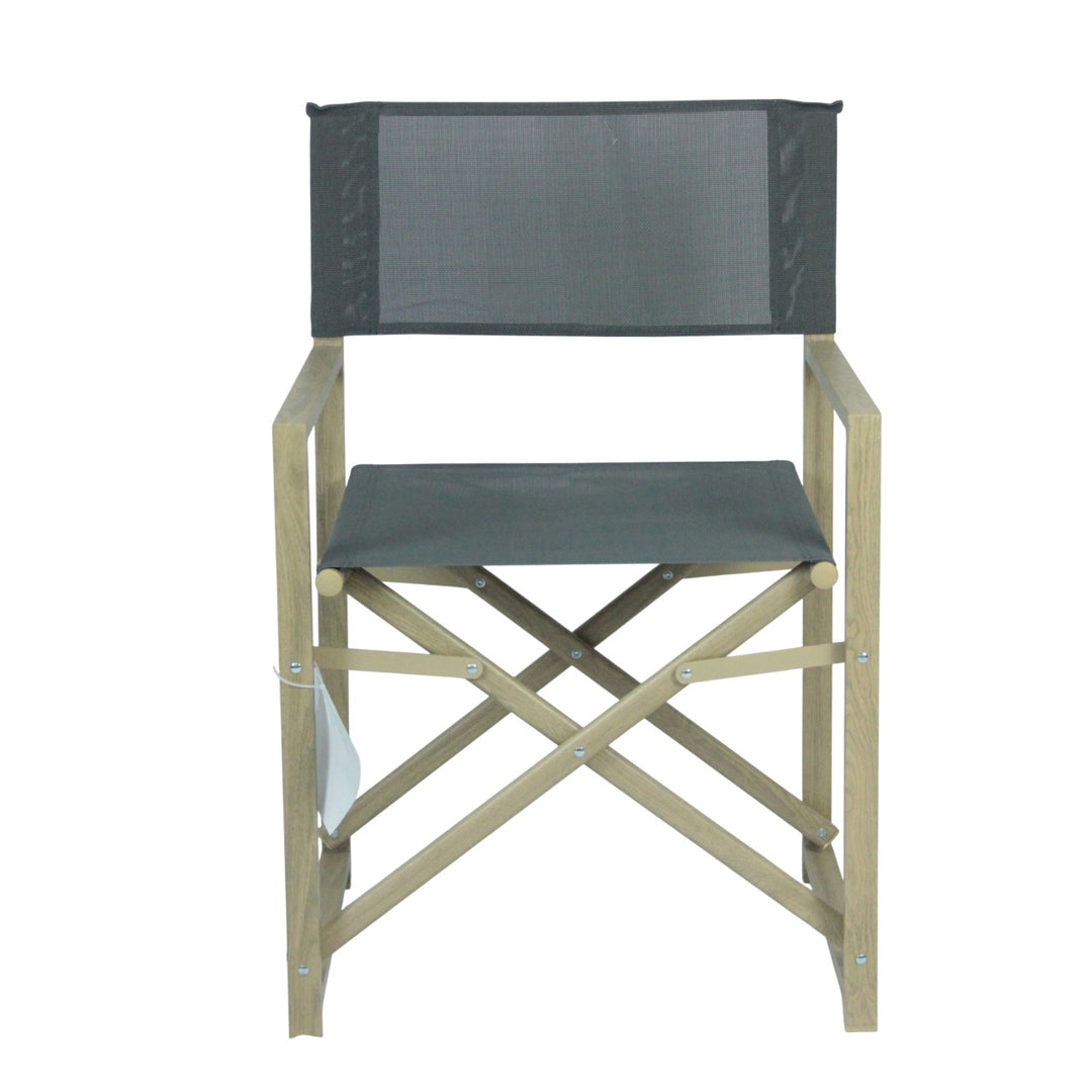 Folding chair with backrest made of high-quality wood Skanto