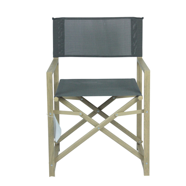 Folding chair with backrest made of high-quality wood Skanto