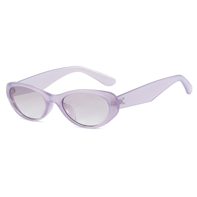 Women's Fashion Cat-Eye Sunglasses with High-Quality Plastic Frame and UV Protection Skanto