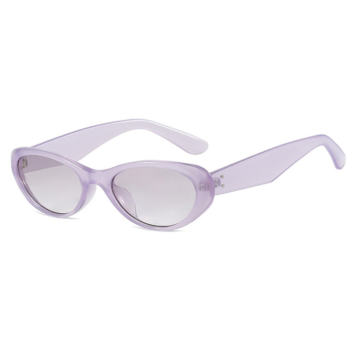 Women's Fashion Cat-Eye Sunglasses with High-Quality Plastic Frame and UV Protection Skanto