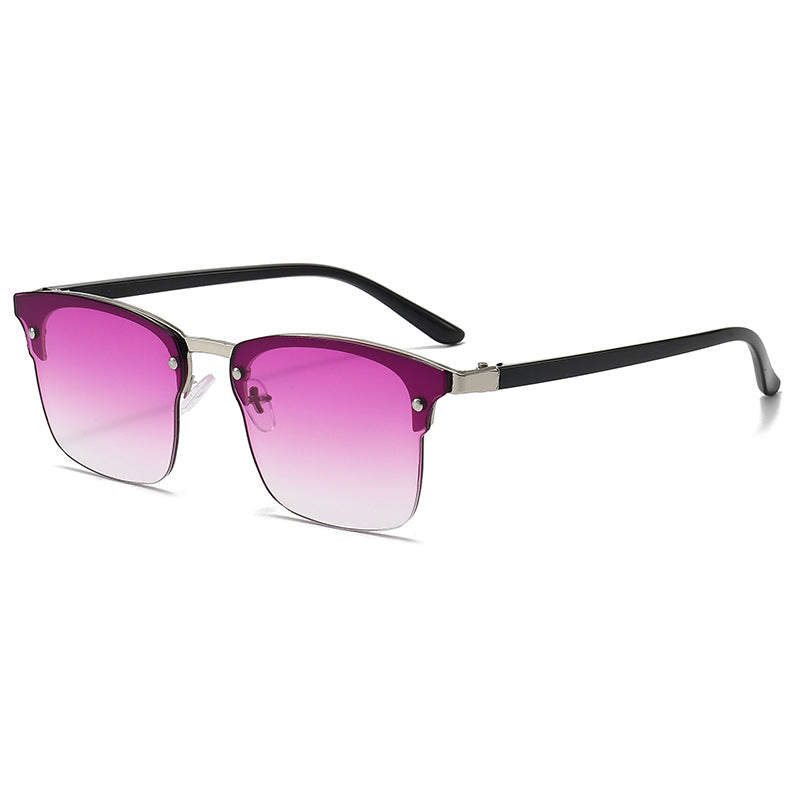 Dame moteriktig kvadratisk solbrille med robust ramme Skanto