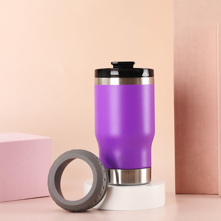 Dame Isolert Kaffeekopp med rutsjsikker silikonunderlag Skanto