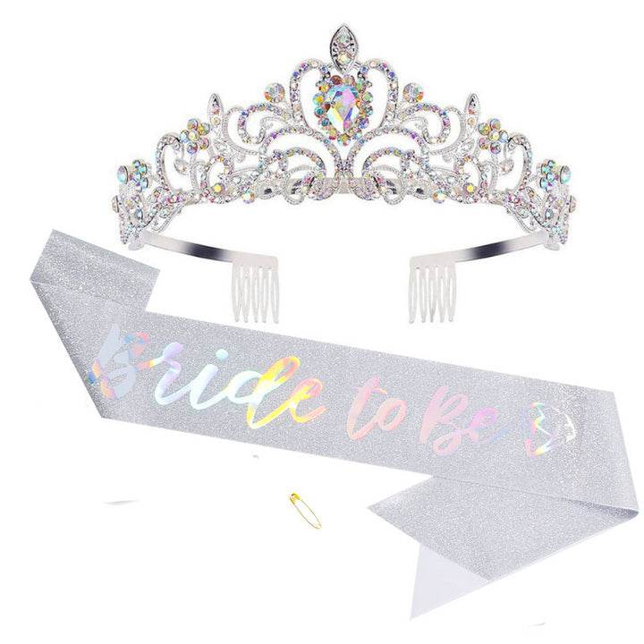 Damer Krystallprydd Brudtiara Skanto