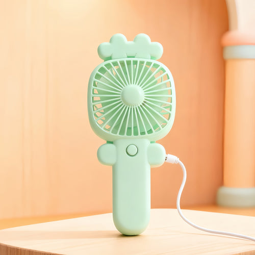 Kvinnes bærbare mini håndvifte i kreativ design Skanto