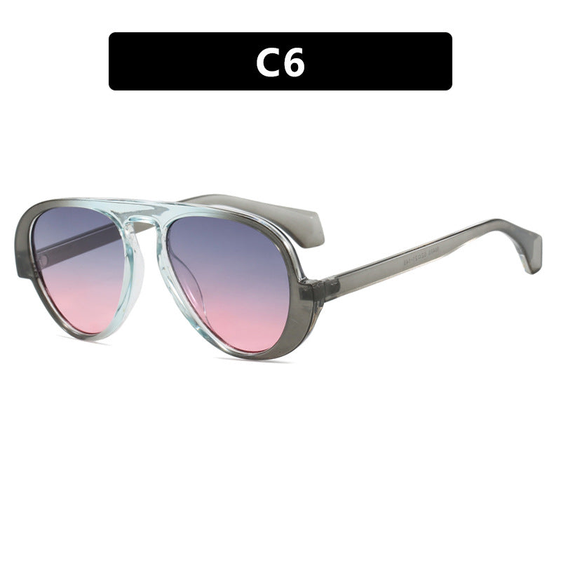 Dame solbrille med unikt retro-ramme og UV-beskyttelse Skanto