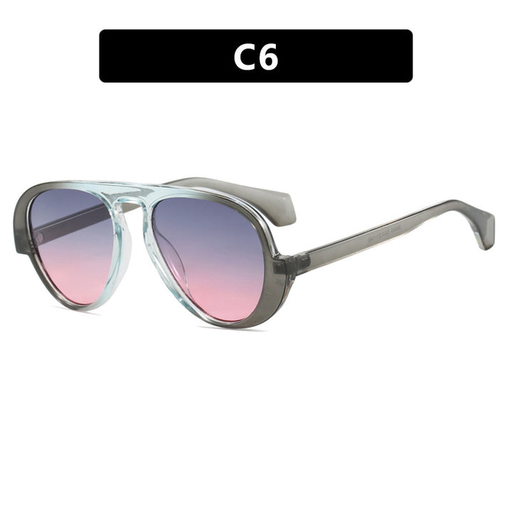 Dame solbrille med unikt retro-ramme og UV-beskyttelse Skanto