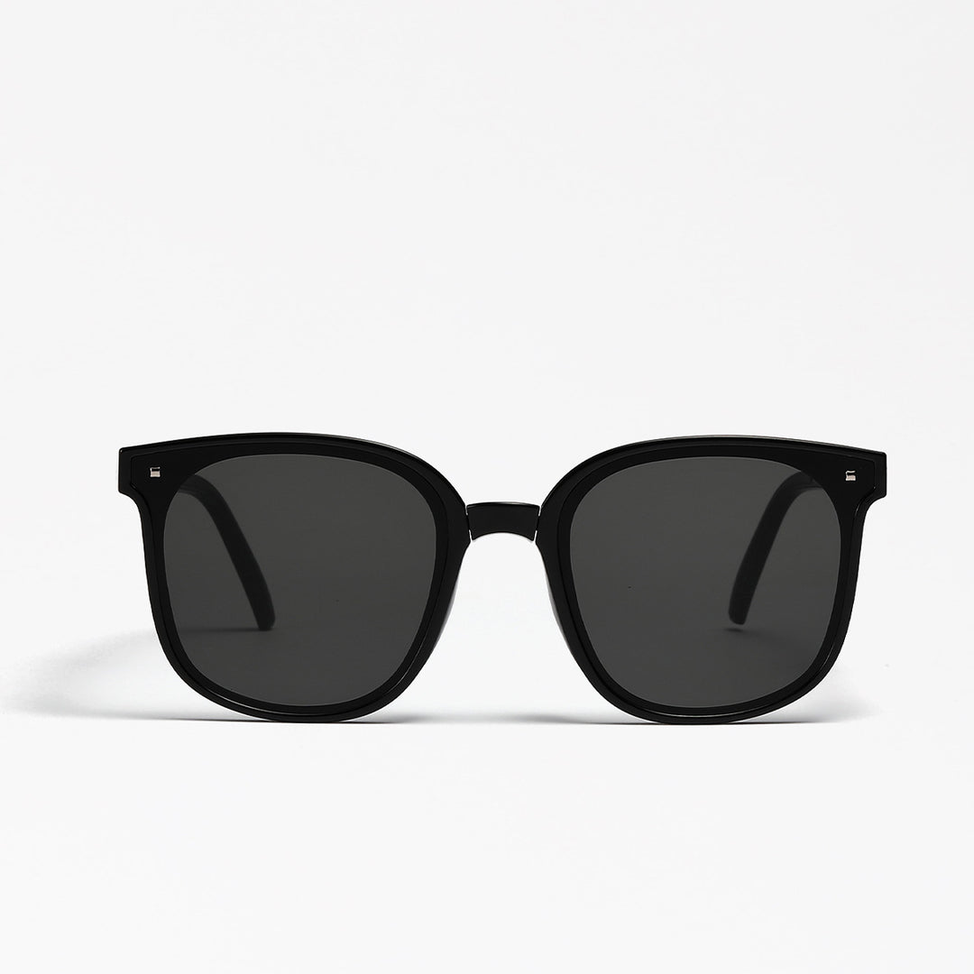 Dame kvadratisk solbrille med innovativ ramme i plast og polarisert glass Skanto