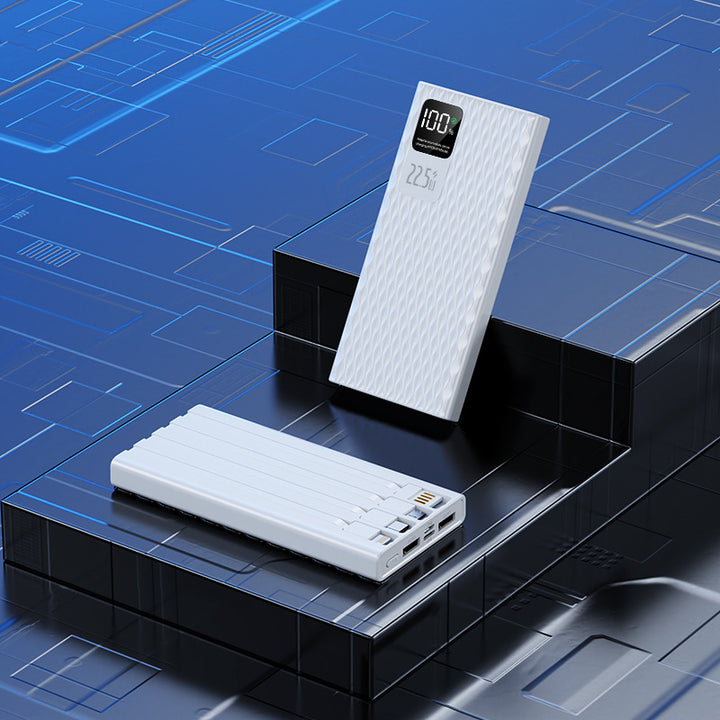 Høyytelses Powerbank med innovativ grafikkoverflate Skanto
