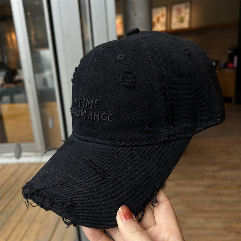 Kvinne Slitt Bomull Baseball Caps Skanto