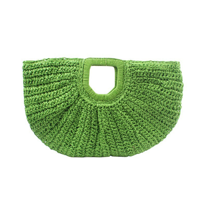 Håndlaget makramee veske med strukturert design Skanto