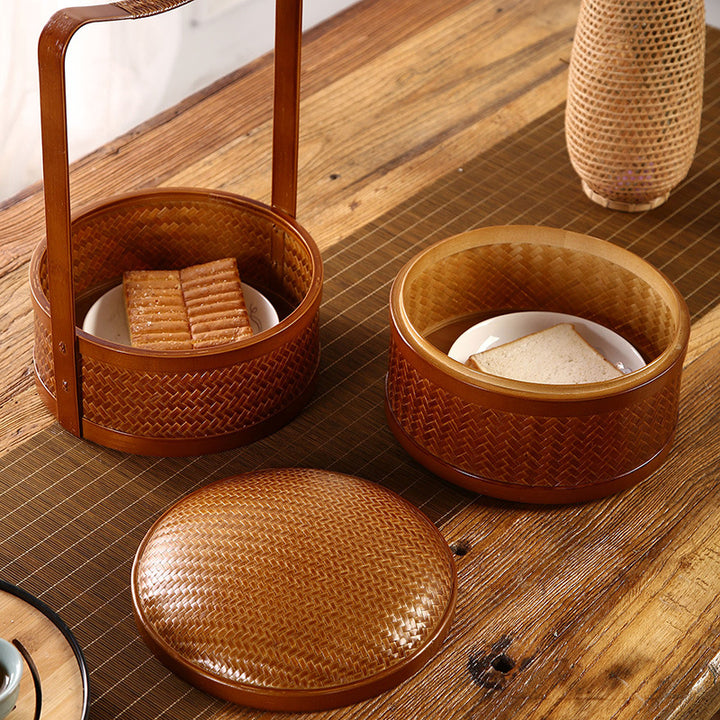 Women's Vintage Storage Basket Skanto