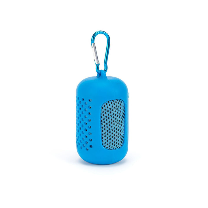 Dame bærbar Bluetooth-høyttaler med karabinkrok Skanto