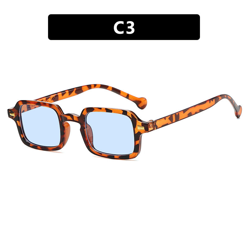 Women's exclusive square sunglasses with elegant metal frame and UV protection Skanto