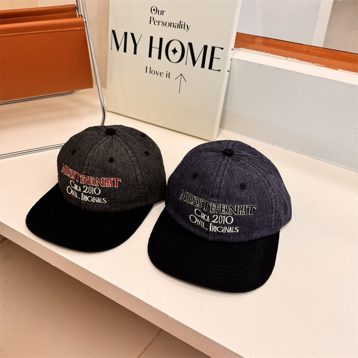 Herre Vintage-Inspirert Brodert Baseball Caps Skanto