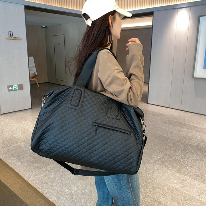 Stilfull og Allsidig Tote Bag med Polstrede Håndtak Skanto