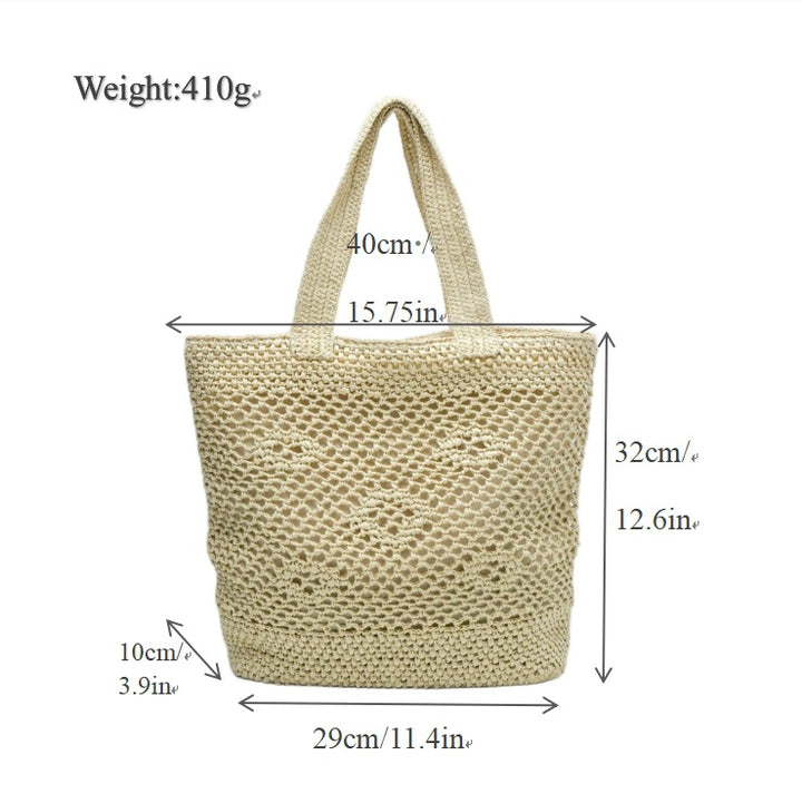 Elegant Makramee Shopper Skanto