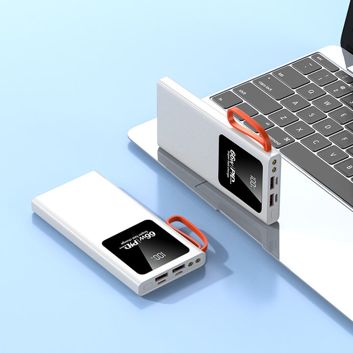 bærbar høyytelses powerbank med innebygd LED-skjerm Skanto