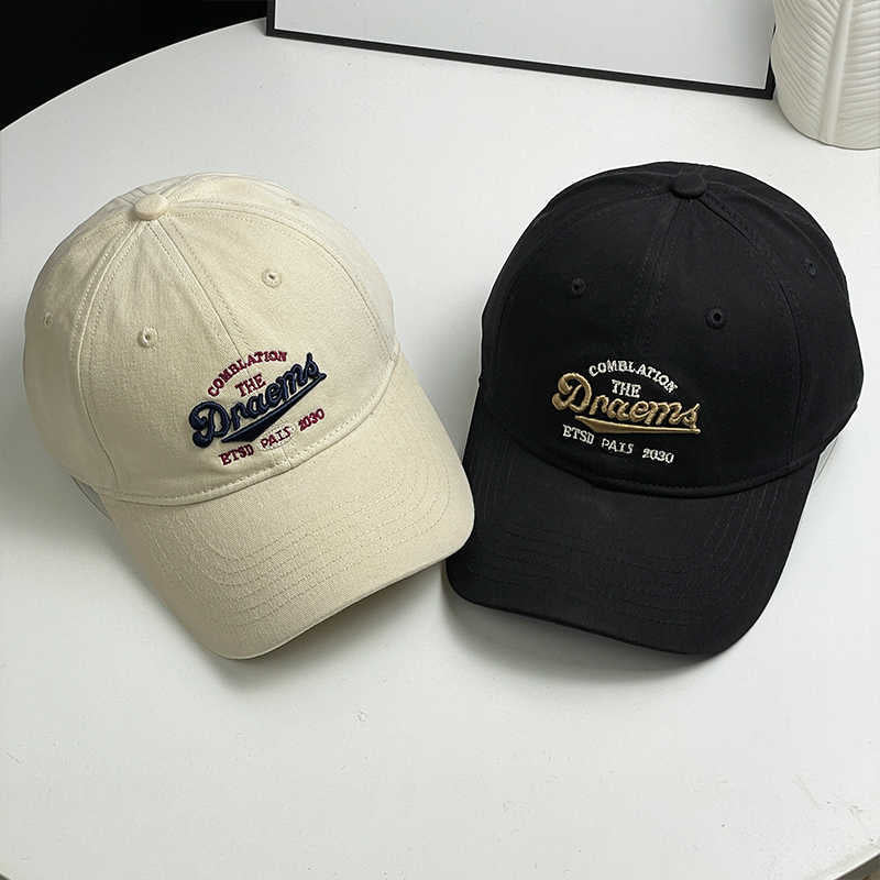 Unisex Vintage-Inspirert Brodert Baseball Cap Skanto