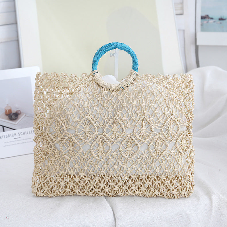 Makramee Shopping Bag med Kunstneriske Design Skanto