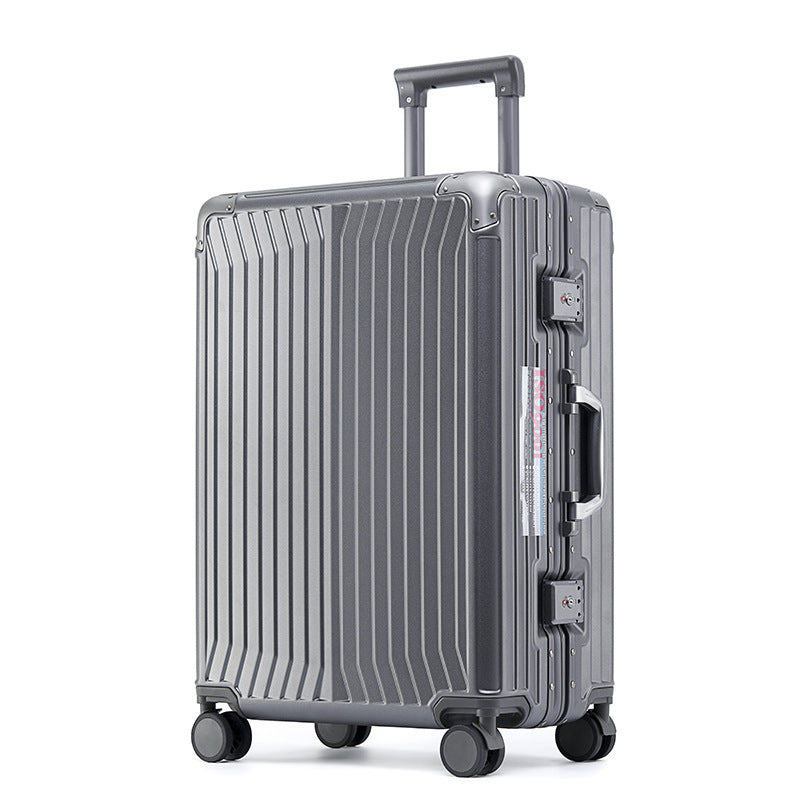 Unisex Rugged Hard-Shell Rolling Suitcase Skanto
