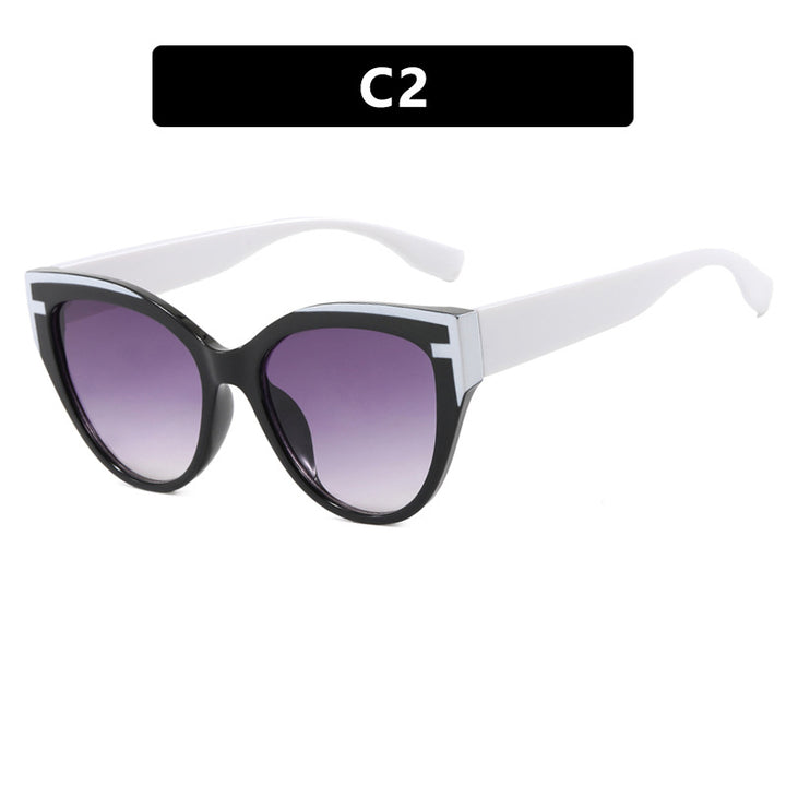 Women's Cat-Eye Sunglasses with Extravagant Frame and UV Protection Skanto